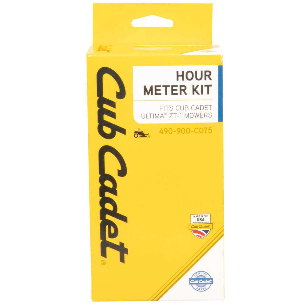 Cub Cadet Ultima Hour Meter Kit - 490-900-C075