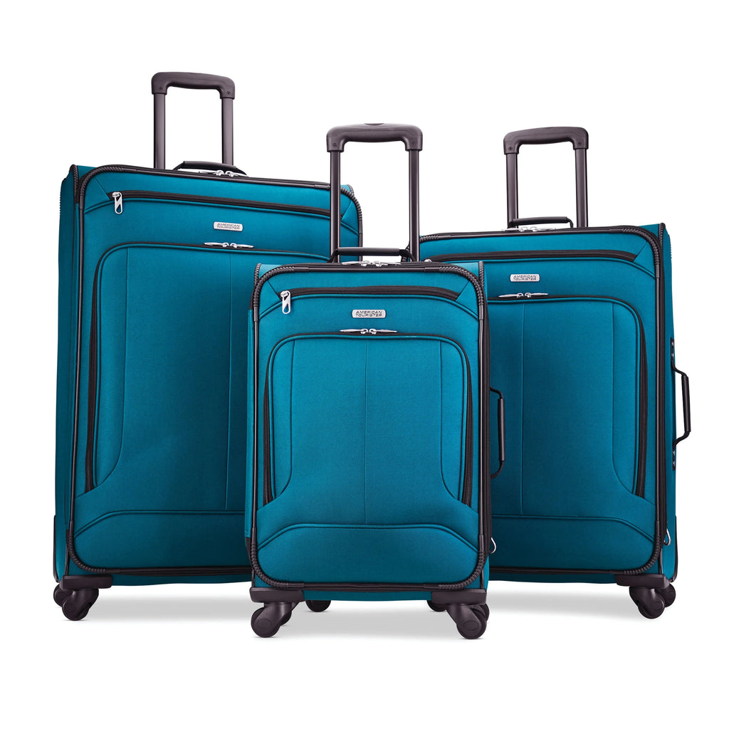 American Tourister Softside Spinner Luggage Set, 3 Piece - POP Max