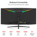 Sceptre 34 Inch 165Hz Curved Ultrawide WQHD Monitor - 3440 x 1440
