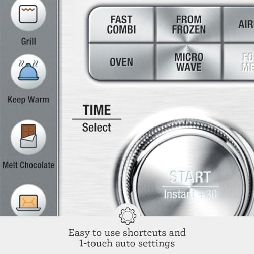 Breville Combi Wave 3 in 1 Microwave, 1.1 Cubic Feet, Black Stainless Steel - BMO870BST1BUS1