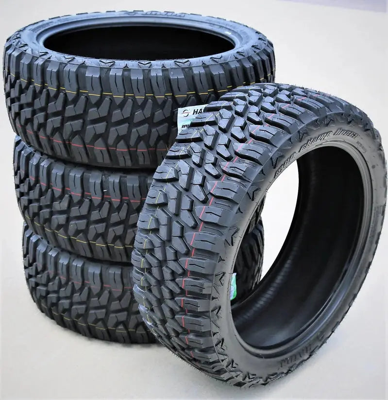 Set Of 4 LT275/65R20 126/123Q E-Rated Mud-Terrain Tires - 10-Ply Construction