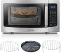 TOSHIBA 4-in-1 Countertop Microwave Oven, 1.5 Cu Ft, 1000W, Silver - ML-EC42P(SS)