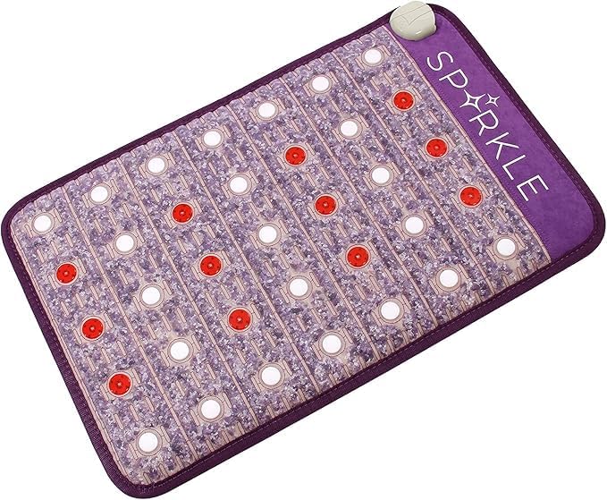 Sparkle Mats Infrared Heating Mat With Red Light Therapy, Mini-Size - 660nm
