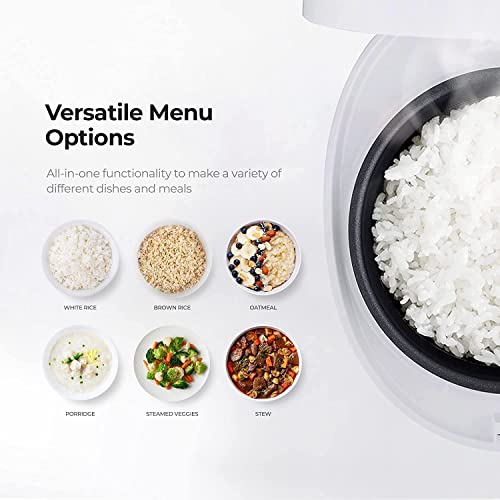 CUCKOO Micom Rice Cooker, 6-Cup Uncooked / 12-Cup 3-Quart Cooked Capacity - White