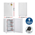 Devanti Upright Freezer Fridge 81L White