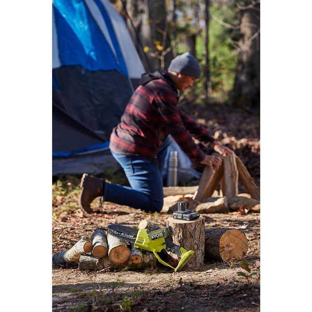 RYOBI ONE+ HP 18V Brushless 6 in Compact Pruning Mini Chainsaw