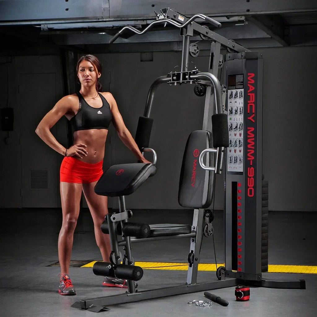 Marcy Full Body 150lb Stack Home Gym Workout Machine - MWM-990