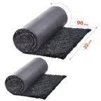 VEVOR Rubber Mulch Mat, 2 Rolls, 96 x 22 inch, Black - HJ6002