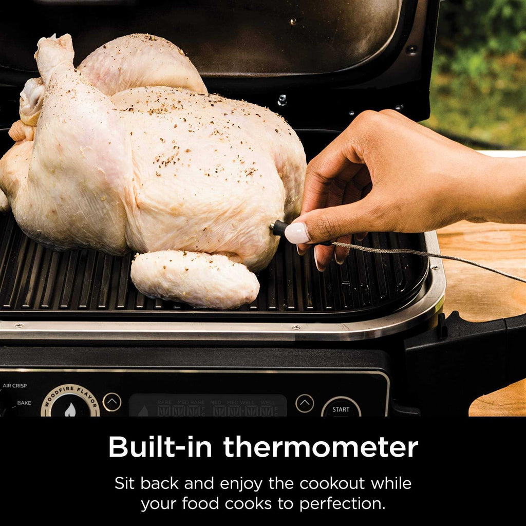 Ninja Woodfire Pro Outdoor Grill & Smoker With Built-In Thermometer - OG751BRN