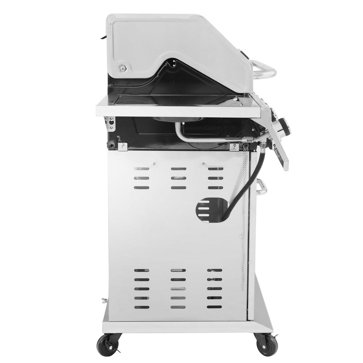 Stainless Steel 6-Burner Gas Grill - 74,000 BTU With Sear And Side Burner