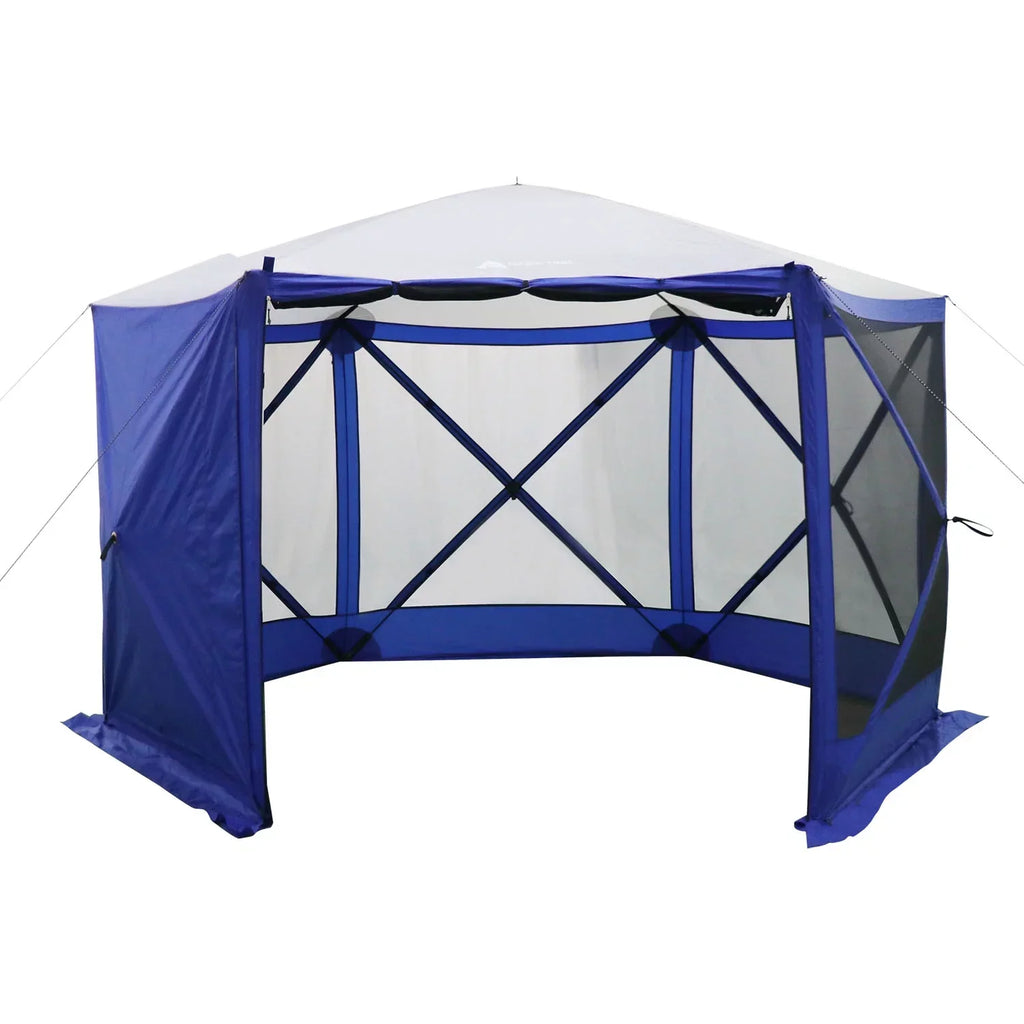 Ozark Trail Outdoor Camping Screen House, 11 ft x 10 ft x 88.5 in, 1 Room, Blue - 6 Hub