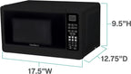 QINBI Microwave Oven 0.7 Cu. Ft. 700-Watts Black - WBMW71B