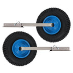 Boat Transom Launching Wheel Set, 12 Inch Wheels, 600 lbs
