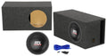 MTX Terminator TN12-04 12" 400 Watt Car Audio Subwoofer With Rockville RBS12 Vented Enclosure