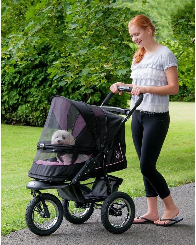 Pet Gear No-Zip Pet Stroller, Skyline, 70 lbs - NV