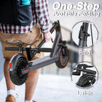 Electric Scooter With Solid Tires And Dual Braking - 350W/500W