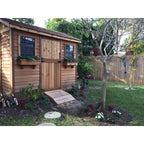 Outdoor Living Today Cabana Wooden Storage Shed, 9 ft. W x 6 ft. D - CB96