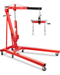 Garvee 2 Ton Hydraulic Folding Shop Crane Engine Hoist With Lever