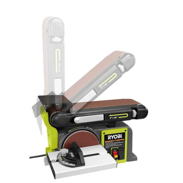 RYOBI 4 in x 36 in Belt and 6 in Disc Sander - BD4601G