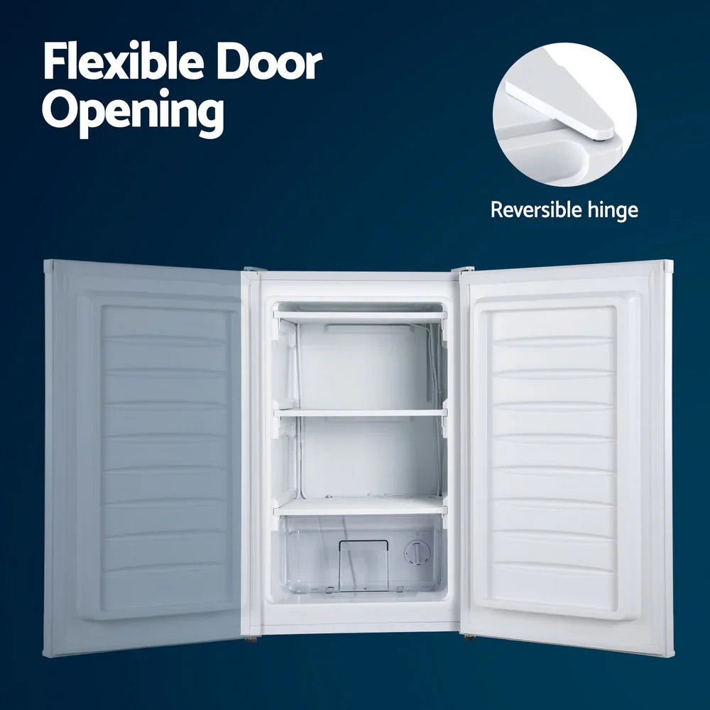 Devanti Upright Freezer Fridge 81L White