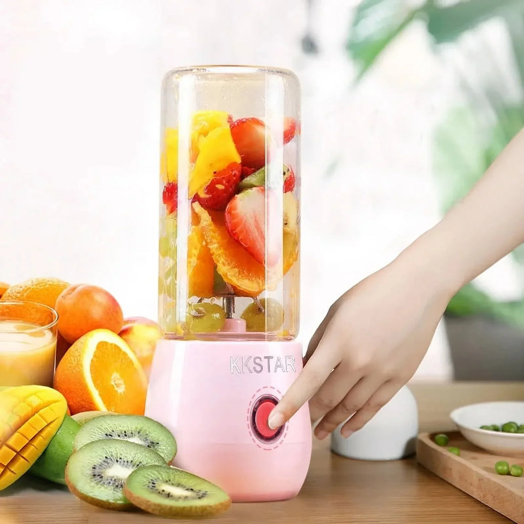 Portable Smoothie Fruit Blender Juicer With Glass - 1 Cup