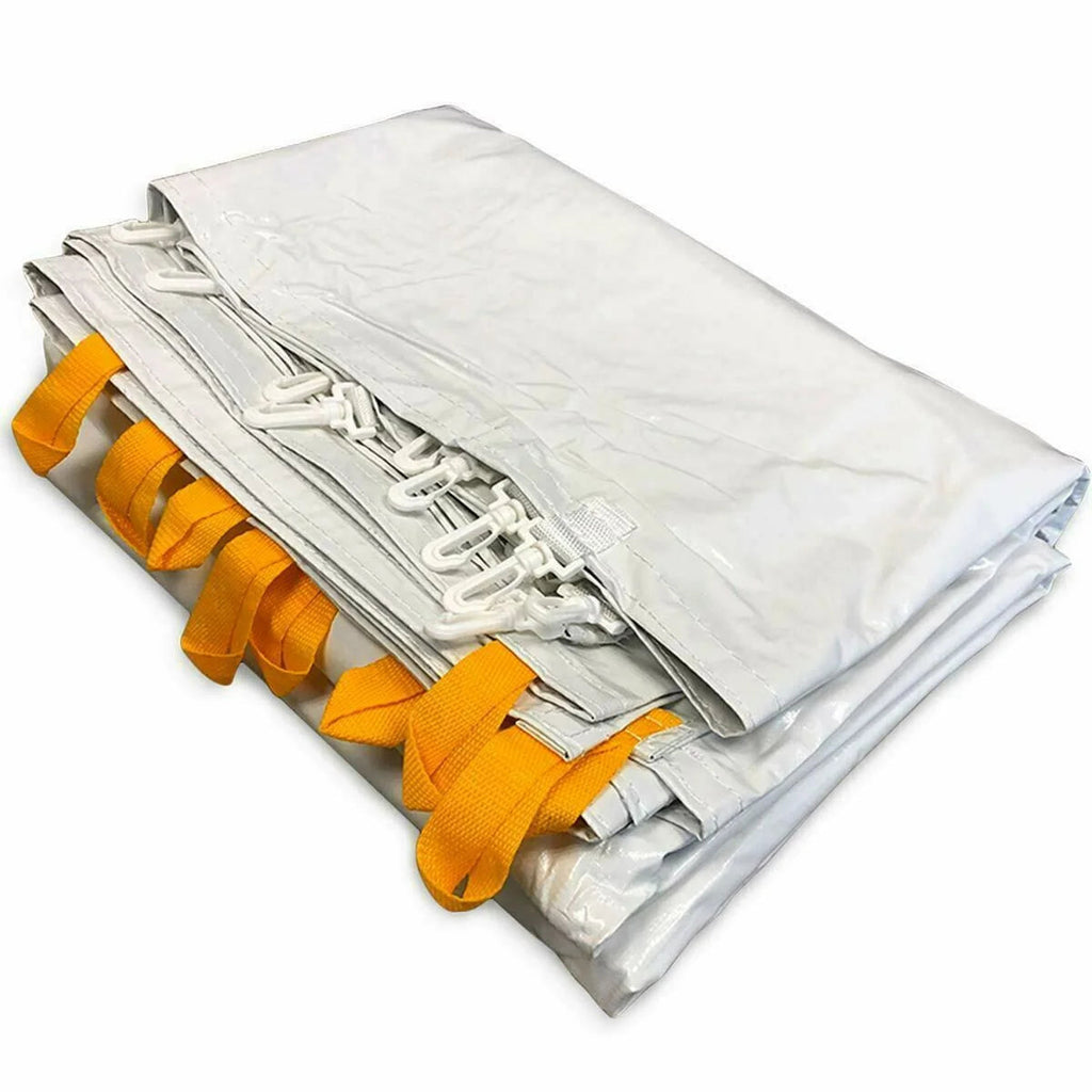TentandTable Standard Waterproof Sidewall Kit for 8 ft Sides, White, 10 ft x 20 ft