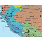 Swiftmaps South America Wall Map - GeoPolitical Edition