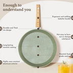 Kitchen Academy 12 Piece Green Granite Nonstick Induction Cookware Set - KA-CS01