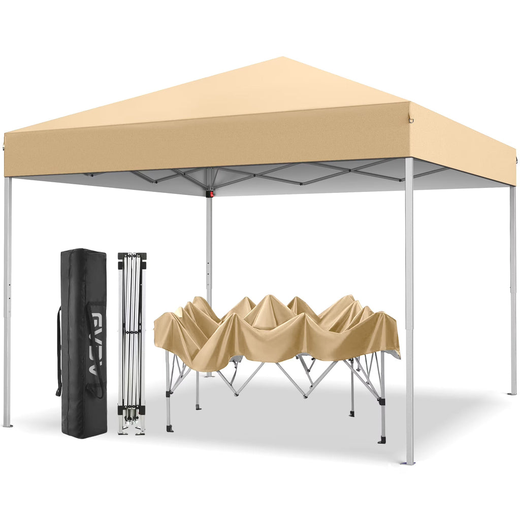 GVDV 10x10 ft Easy Pop Up Outdoor Canopy Tent - Blue