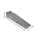 Black Widow Plastic Service Ramps, 47in x 11in x 8in, 10,000 lb. Per Pair Capacity