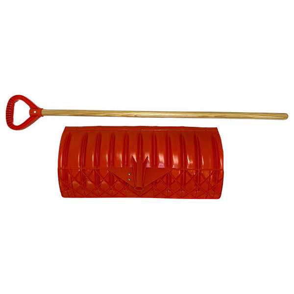 Bigfoot 25 in Orange D-Grip Poly Snow Pusher - Highlander