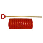 Bigfoot 25 in Orange D-Grip Poly Snow Pusher - Highlander