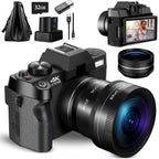 NBD Digital Camera 4K Ultra HD 48MP With Wide Angle Lens, 16x Digital Zoom And 3 Inch Screen