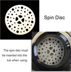 Panda Portable Spin Dryer, 16 - 22lbs, Stainless Steel, 3200 RPM - PANSP22