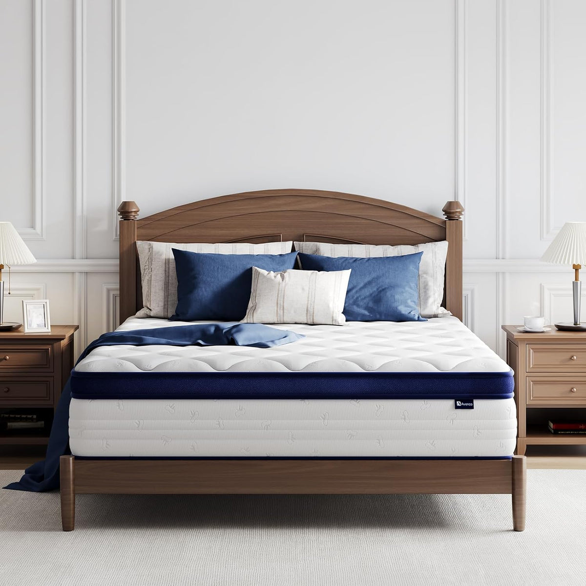 Avenco Queen Mattress, 10 Inch, Medium Plush Support With Individually Pocket Springs