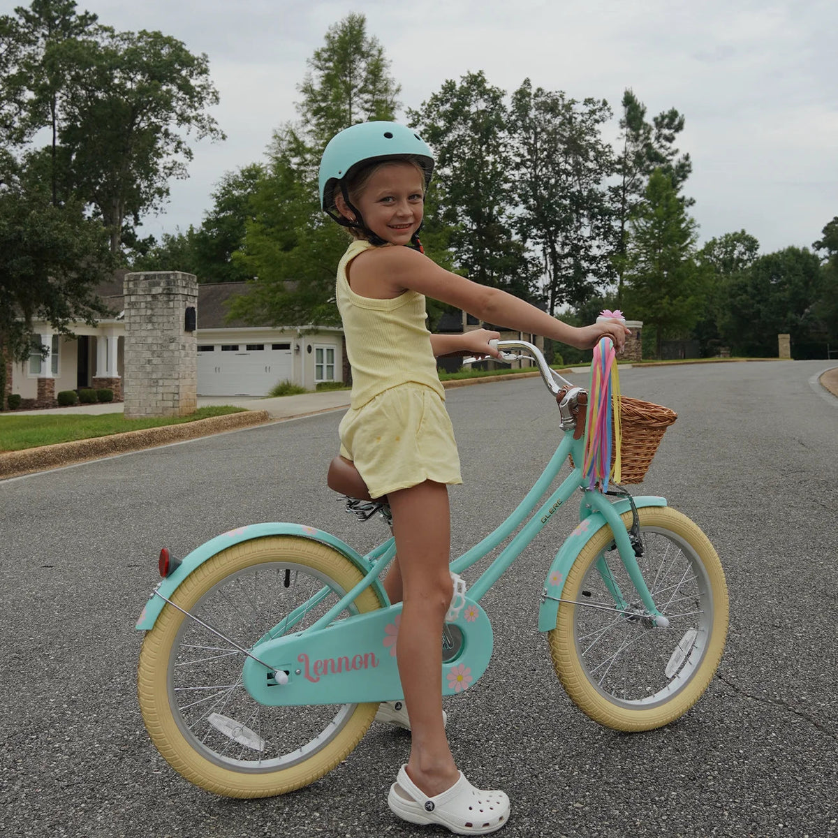 Glerc Girls' Kids' Bike, 12 inch, Pink, Ages 2-4 Years - Little Molly