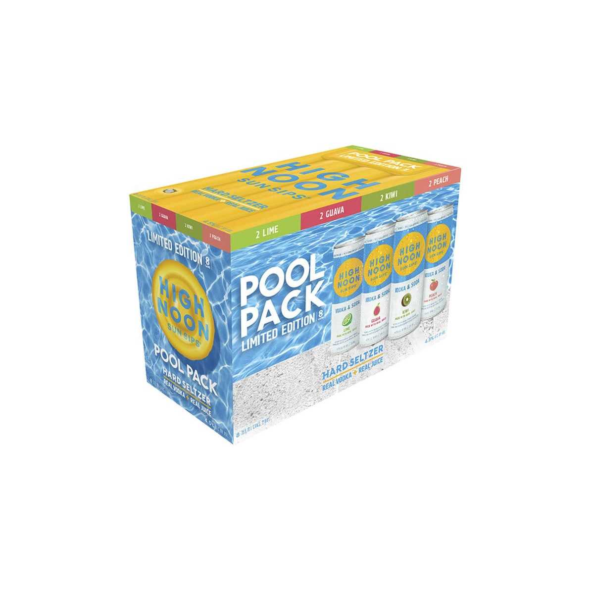 High Noon Vodka Seltzer Variety Pack - Pool Pack