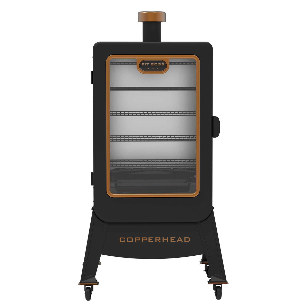 Pit Boss Vertical Wood Pellet Smoker, 1,300 sq in - Copperhead Onyx Edition