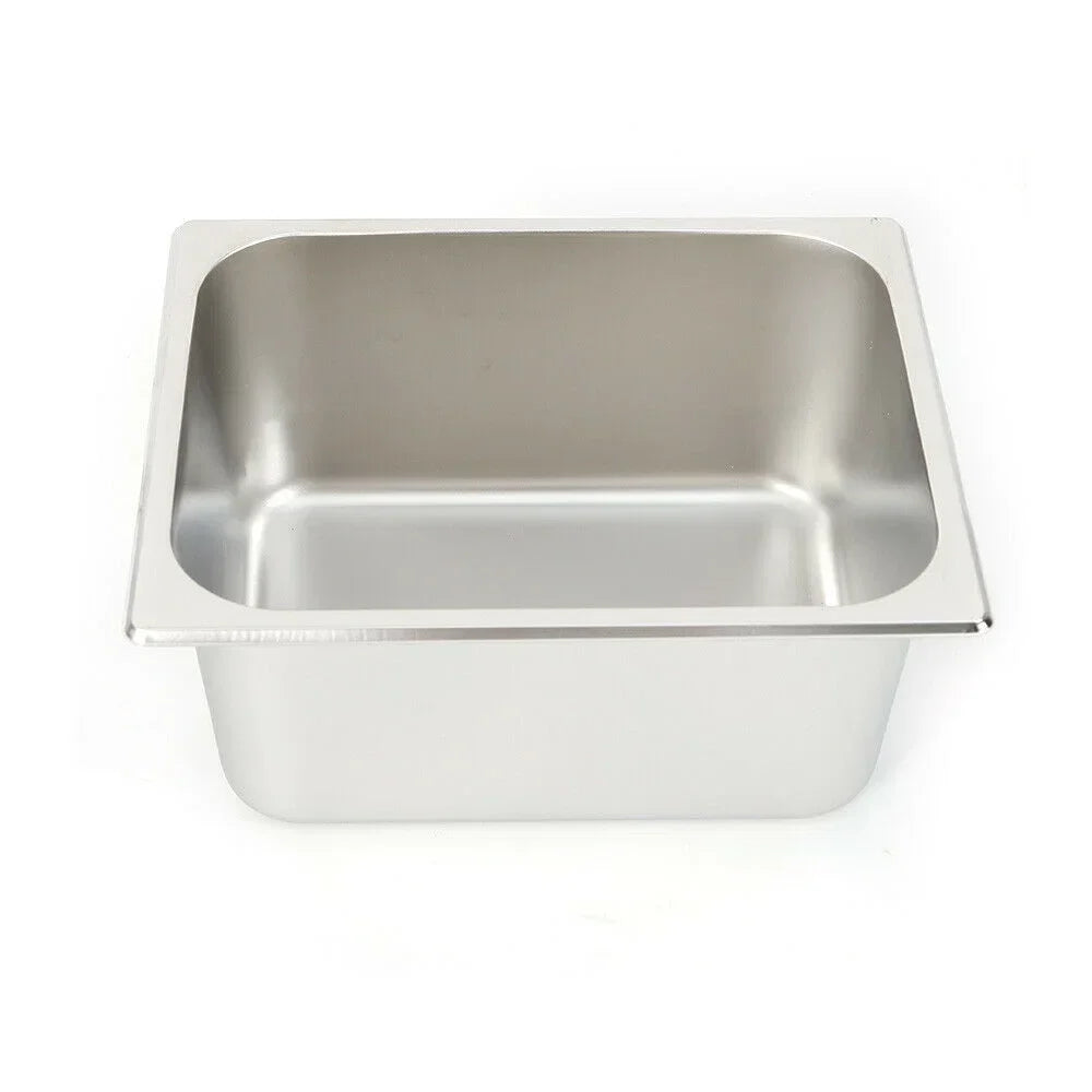 Electric Deep Fryer 6L/6.3QT Stainless Steel Countertop 1700W Single Tank