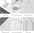 Costway Double Tub Washing Machine, 26 lb Capacity, 18 lb Wash, 8 lb Spin, Drain Pump