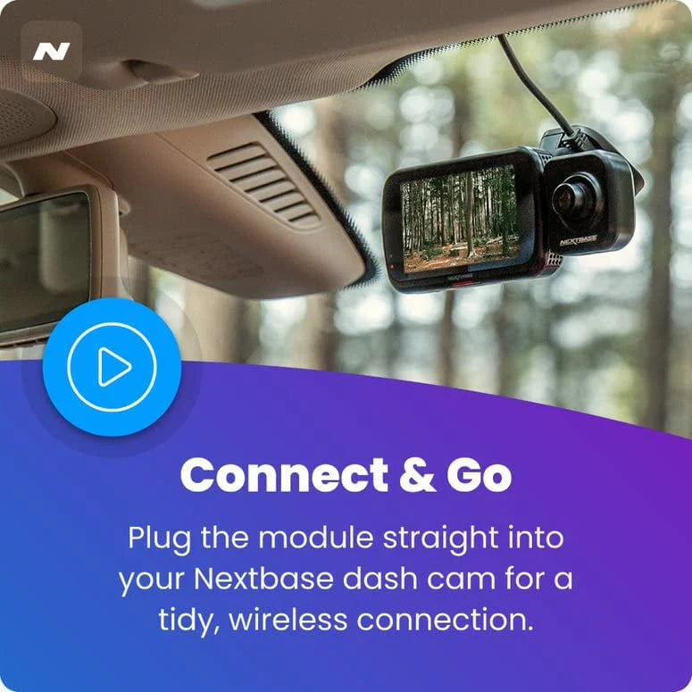 Nextbase Compact Dual Dash Cam Front And Rear 2.5in HD IPS Screen, 1080p Full HD, Black - 222X