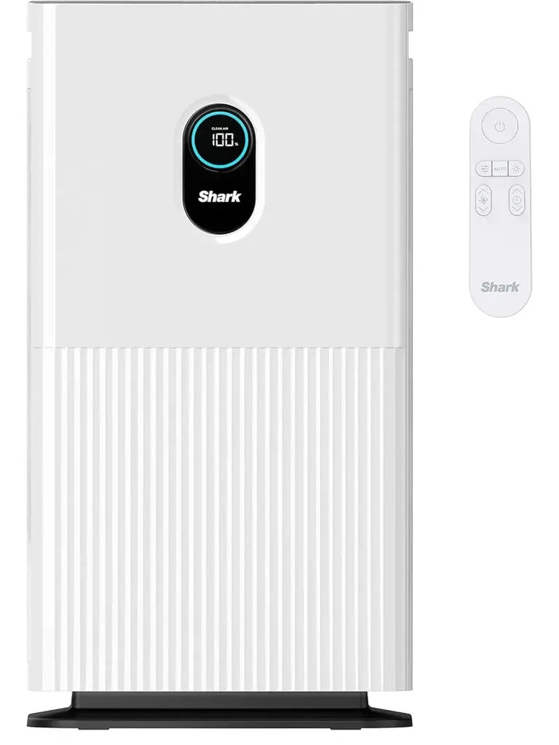 Shark Air Purifier 6 With True HEPA Filtration, 1200 Sq. Ft., White - HE601