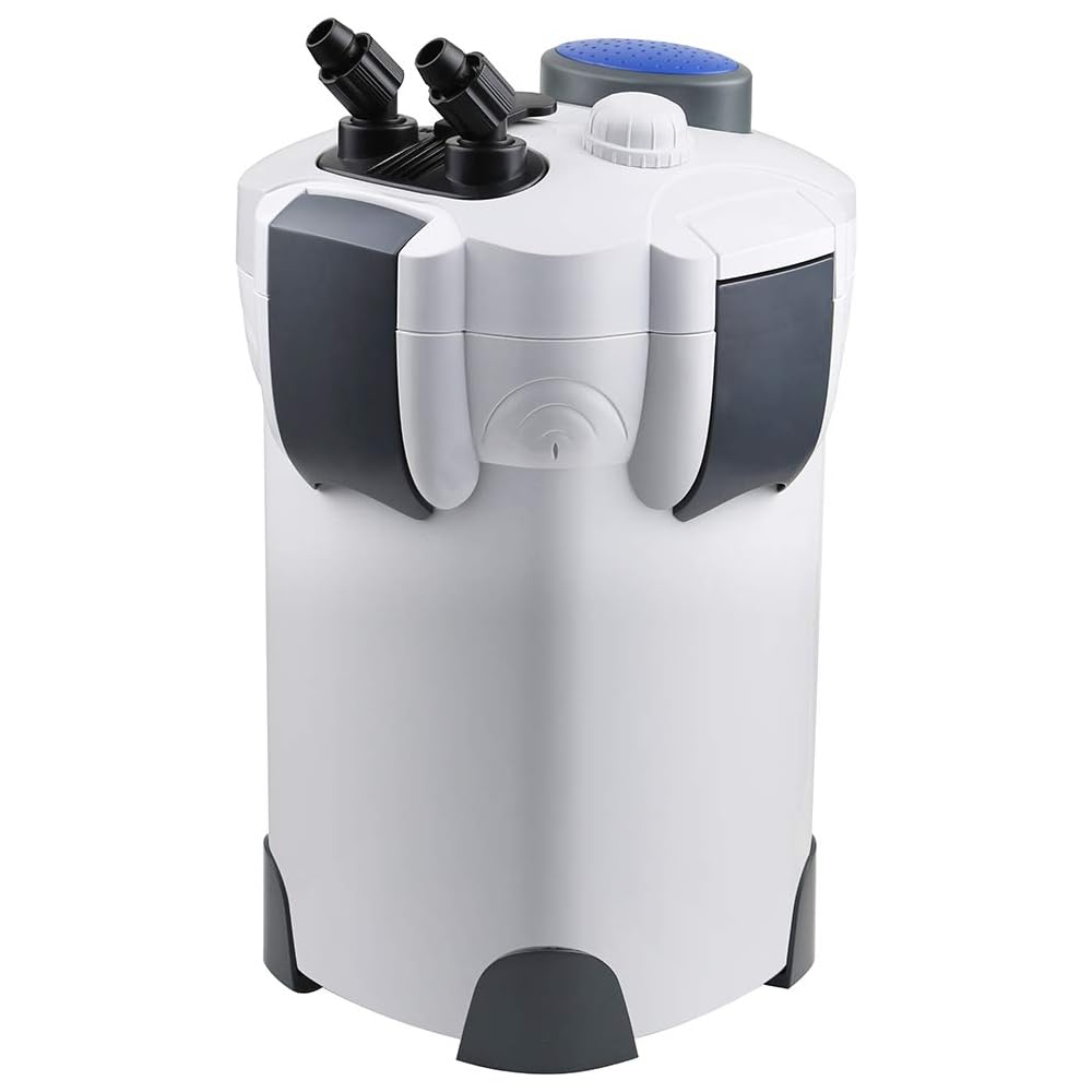 4-Stage External Canister Aquarium Filter - 525 GPH