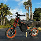 Tuttio Electric Dirt Bike 2000W 48V 21Ah 37 MPH Full Suspension 12 in And 14 in Tires - Soleil01