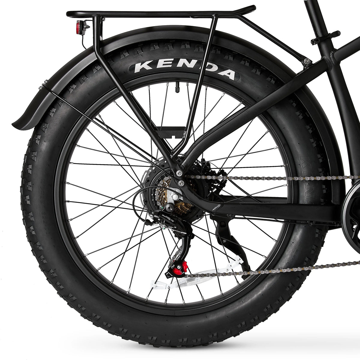 Ozark Trail Electric Fat Tire Bike, 26in, 48V, Class 2, Black, Fits Riders 5ft 2in - 6ft 1in - M.3 Ranger+