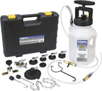 Mityvac Hydraulic Brake And Clutch Pressure Bleeding System, 7 Adapters, 16 x 12 x 12 in, 11.4 lb - MV6840