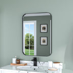 Aluminum Alloy Rounded Corner Wall Vanity Mirror