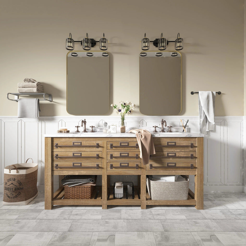 Aluminum Alloy Rounded Corner Wall Vanity Mirror
