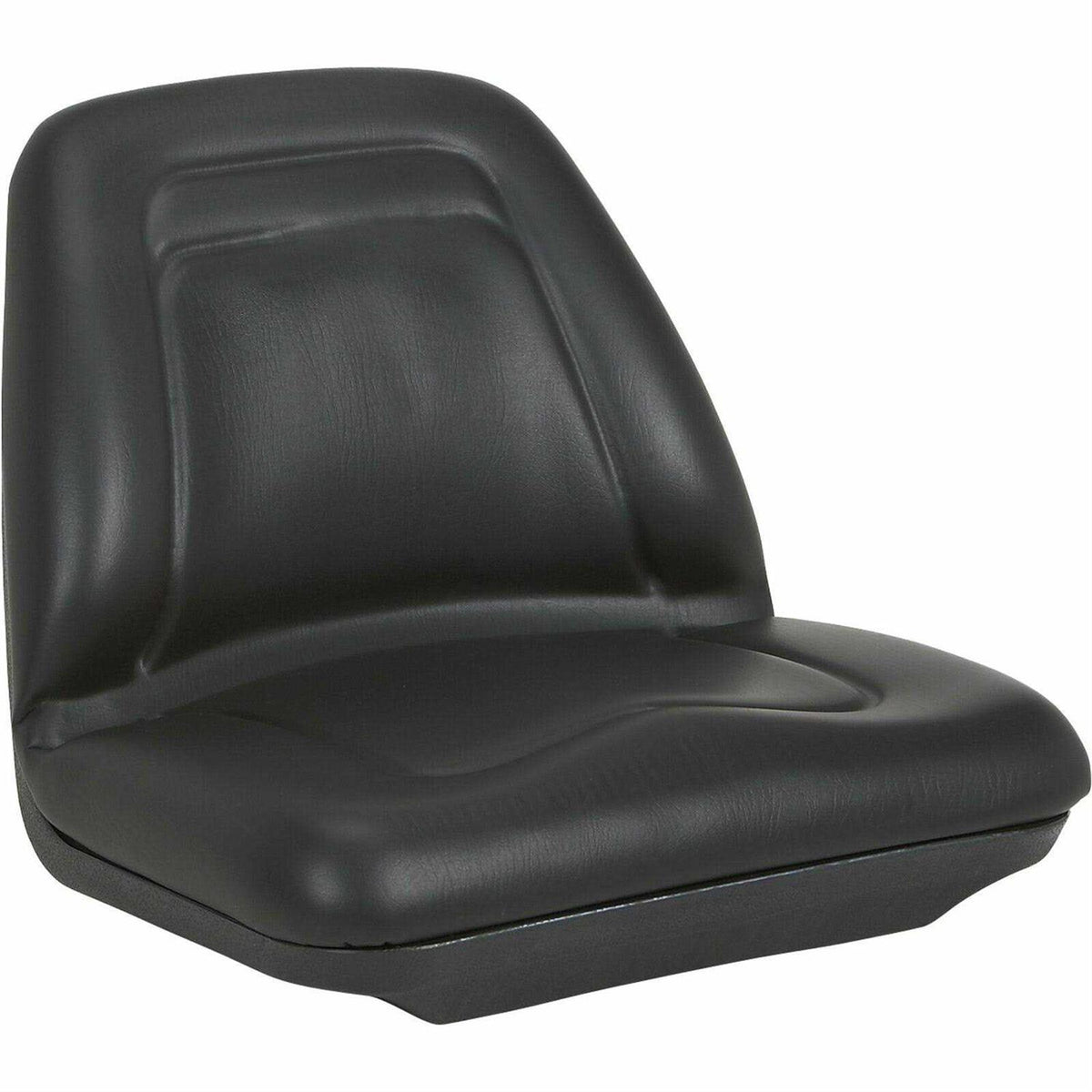 A & I Deluxe Midback Utility Lawn Mower Seat, 18 in Wide x 15.25 in Tall x 19.25 in Deep - TM555BL