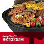 George Foreman Indoor/Outdoor Electric Grill, Silver, 12+ Servings Up To 15 - GGR50B